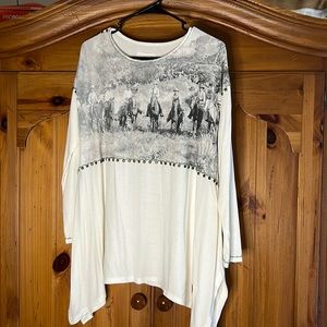 Double D Ranch size Small cowboy shirt